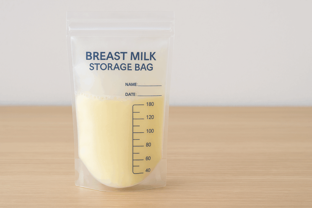 剛擠出來的新鮮母奶,不要跟冷藏或冷凍的母奶直接混合放在同一容器裡,以免母奶變質